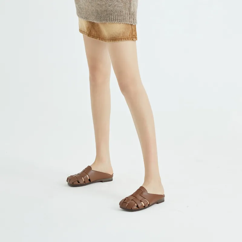 Q.VONTON Wrap toe Slippers Women's-26
