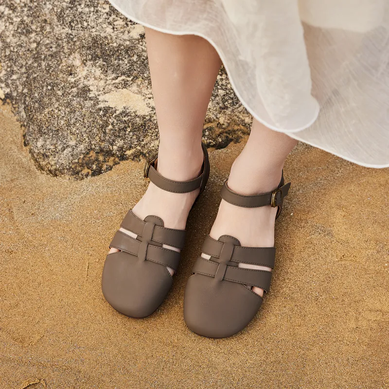 Q.VONTON Roman Sandals 1.5cm Women's-15