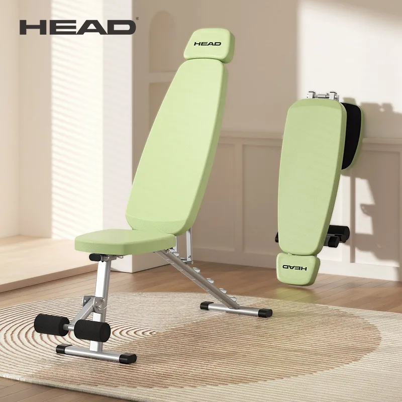 HEAD Dumbbell Benches Home Use Multifunction Adjustable No Installation Required Unisex Sit Up Bench With Leg Extension-24