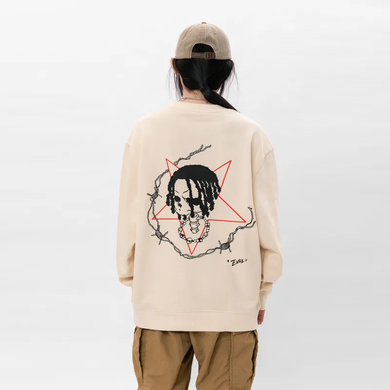 *EVAE+MOB Dreadlocks Series Sweatshirt Unisex-5