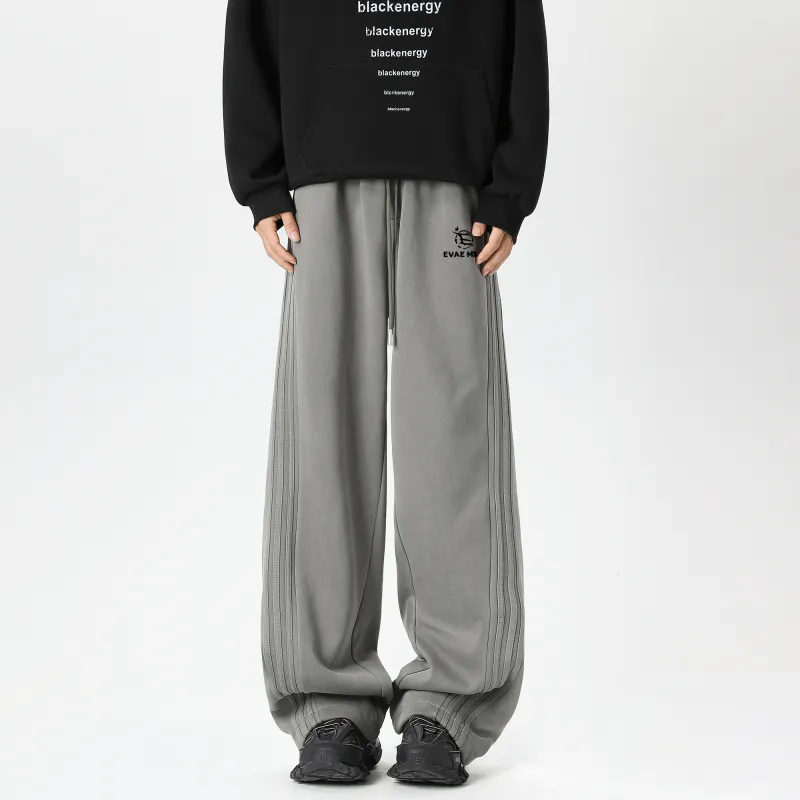 *EVAE+MOB Casual Pants Unisex Burgundy-8