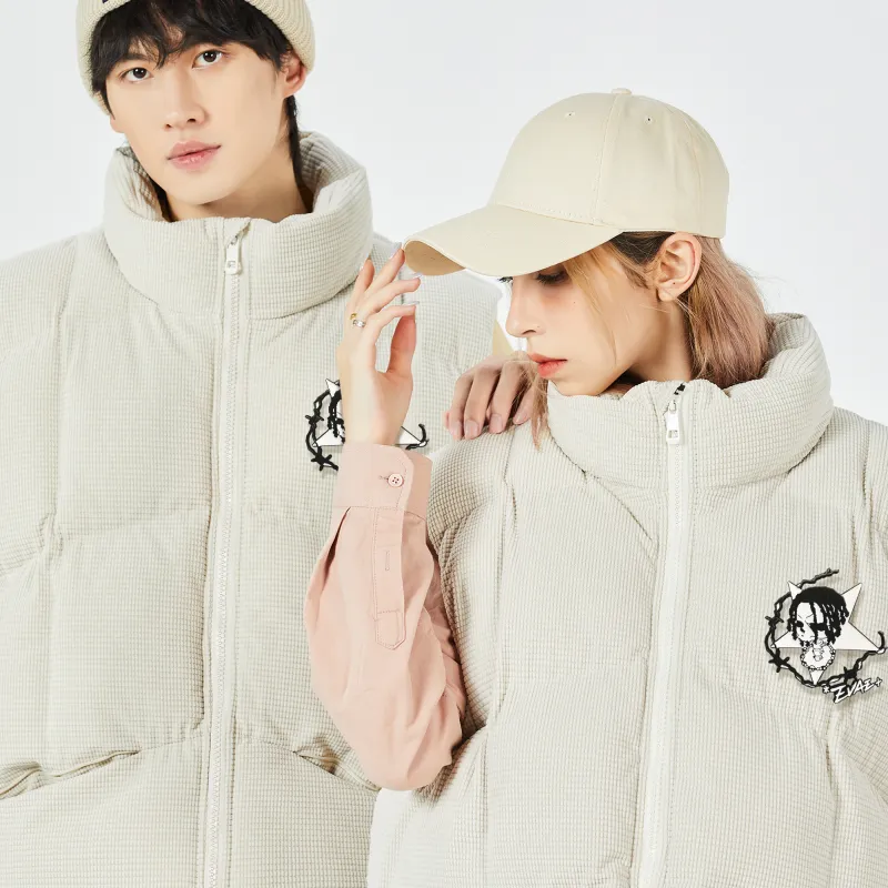 *EVAE+MOB Skull Series Puffer Jacket Unisex-4