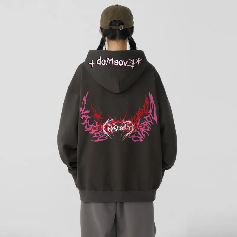 *EVAE+MOB Skull Series Sweatshirt Unisex-17