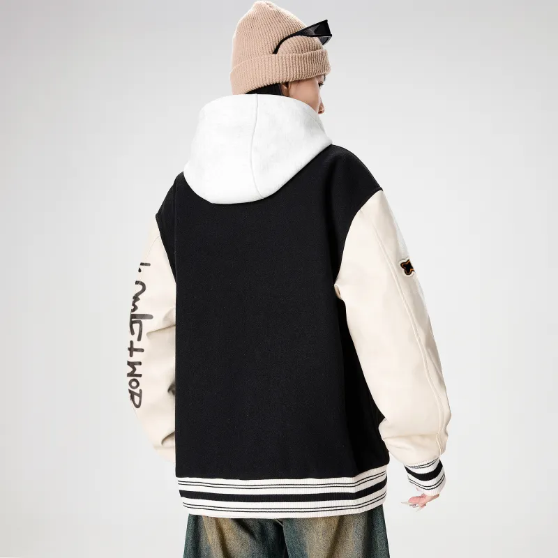 *EVAE+MOB Skull Series Baseball Jacket Unisex-13