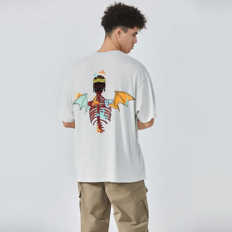 *EVAE+MOB Skull Series T Shirt Unisex-14