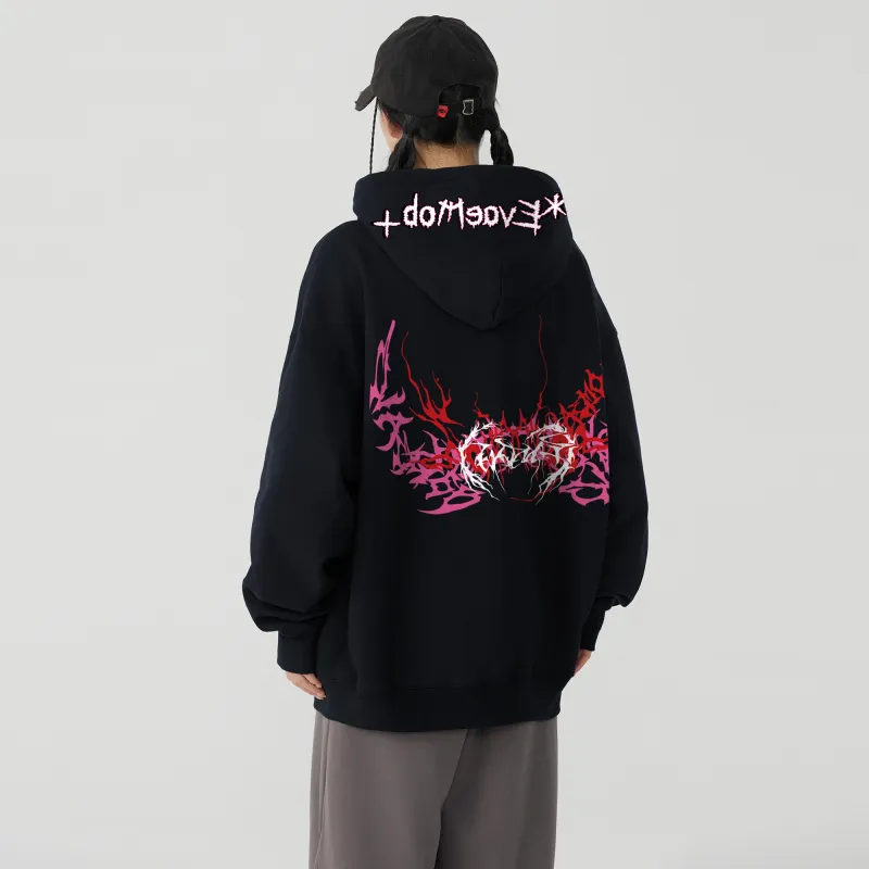 *EVAE+MOB Skull Series Sweatshirt Unisex-5