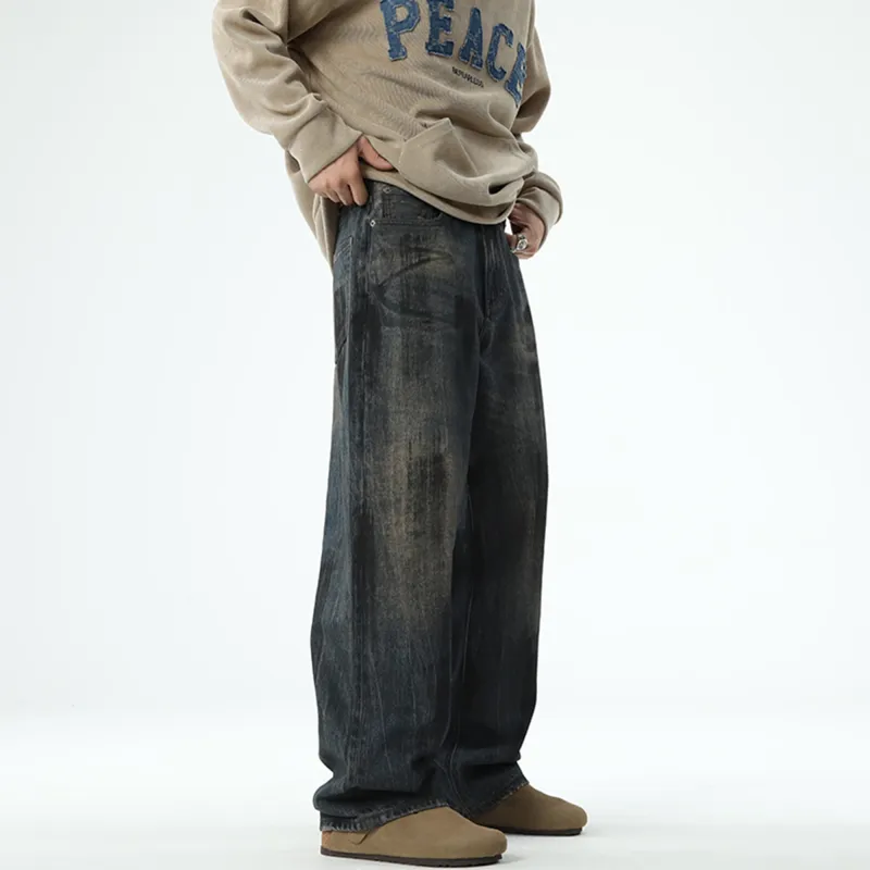 *EVAE+MOB Jeans Unisex Vintage Blue-3