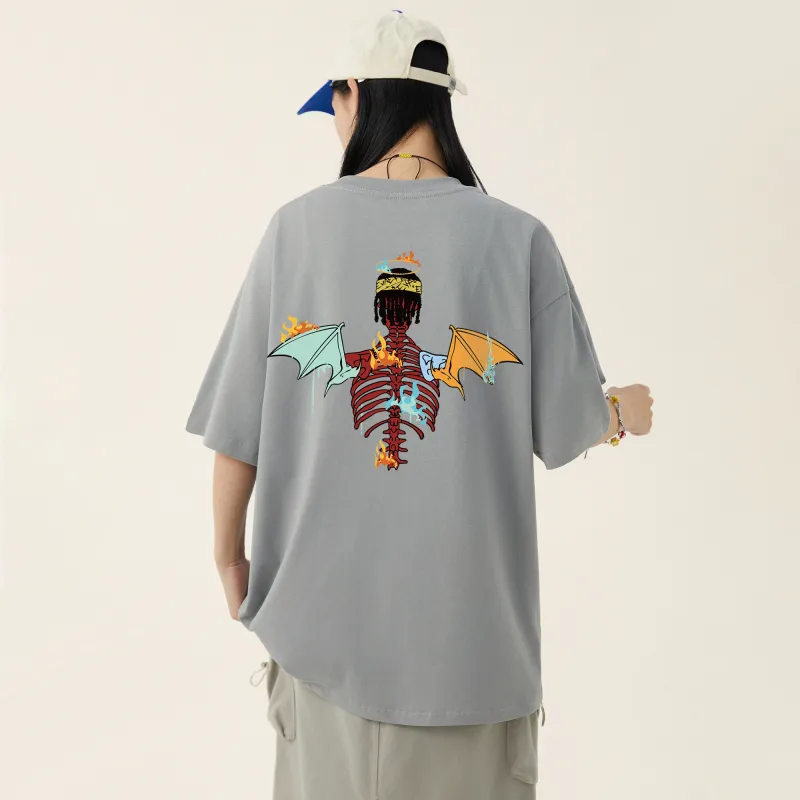 *EVAE+MOB Skull Series T Shirt Unisex-23