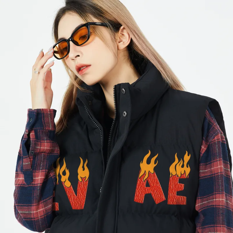 *EVAE+MOB Skull Series Puffer Jacket Unisex-3