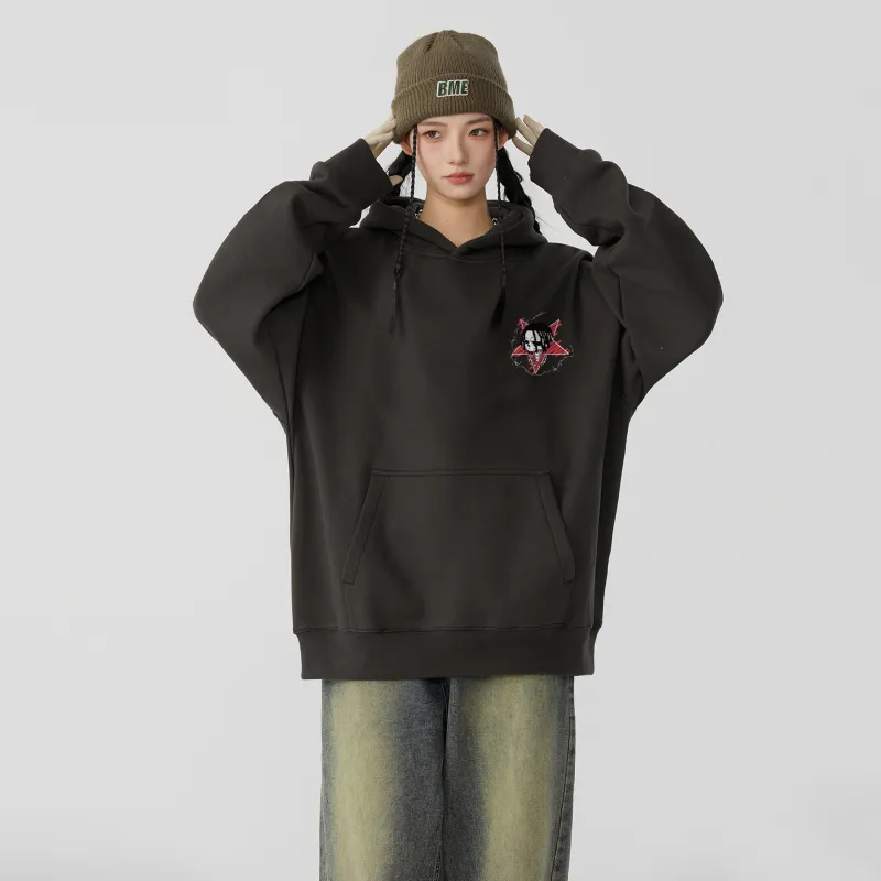 *EVAE+MOB Dreadlocks Model Skull Collection Sweatshirt Unisex-17
