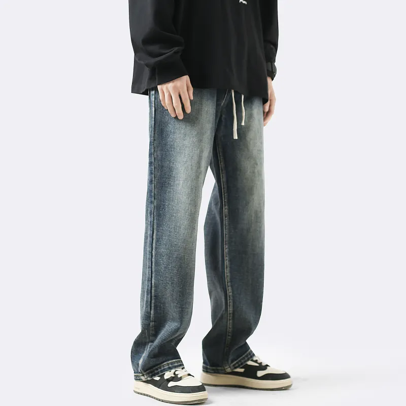 *EVAE+MOB Jeans Unisex Distressed Mud Yellow-17