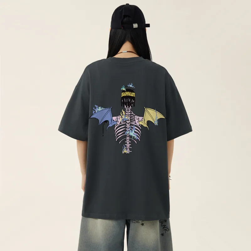 *EVAE+MOB Skull Series T Shirt Unisex-18