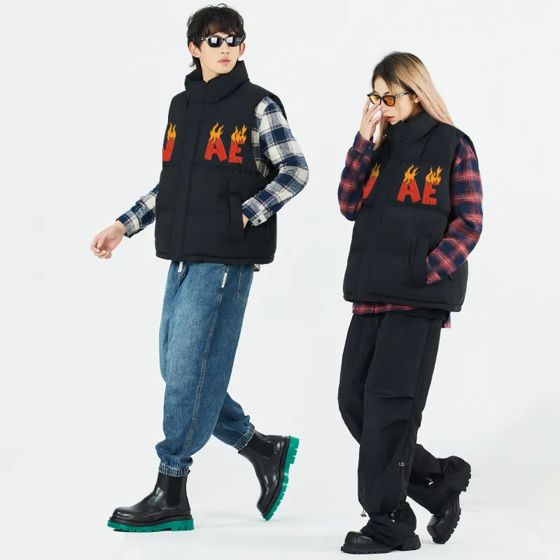 *EVAE+MOB Skull Series Puffer Jacket Unisex-2