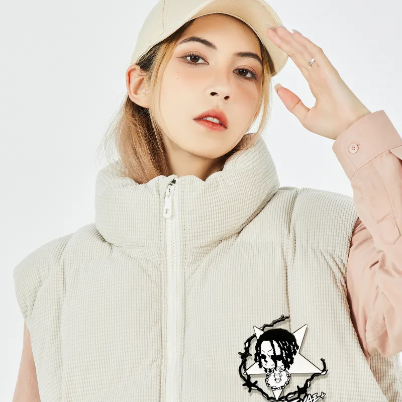 *EVAE+MOB Skull Series Puffer Jacket Unisex-7