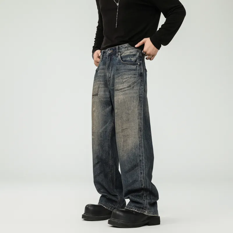 *EVAE+MOB Jeans Unisex Vintage Blue-2
