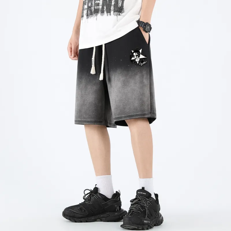 *EVAE+MOB Casual Shorts Unisex Dong Ding Black-4