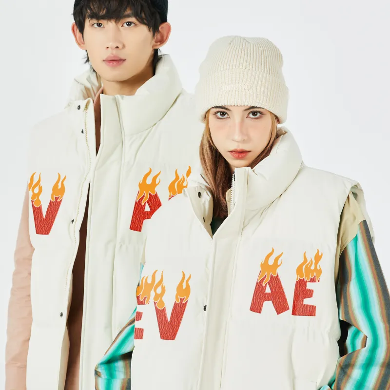 *EVAE+MOB Skull Series Puffer Jacket Unisex-7