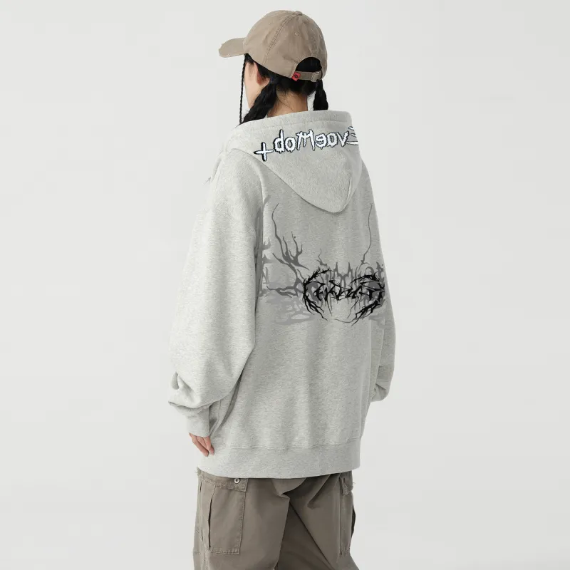 *EVAE+MOB Skull Series Sweatshirt Unisex-23
