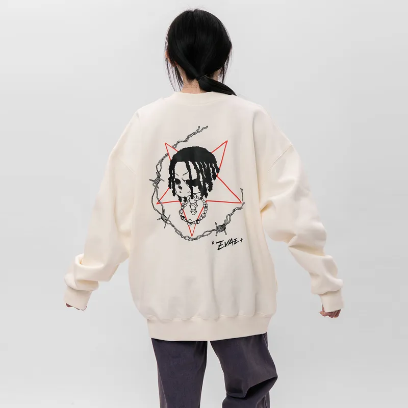*EVAE+MOB Dreadlocks Series Sweatshirt Unisex-19