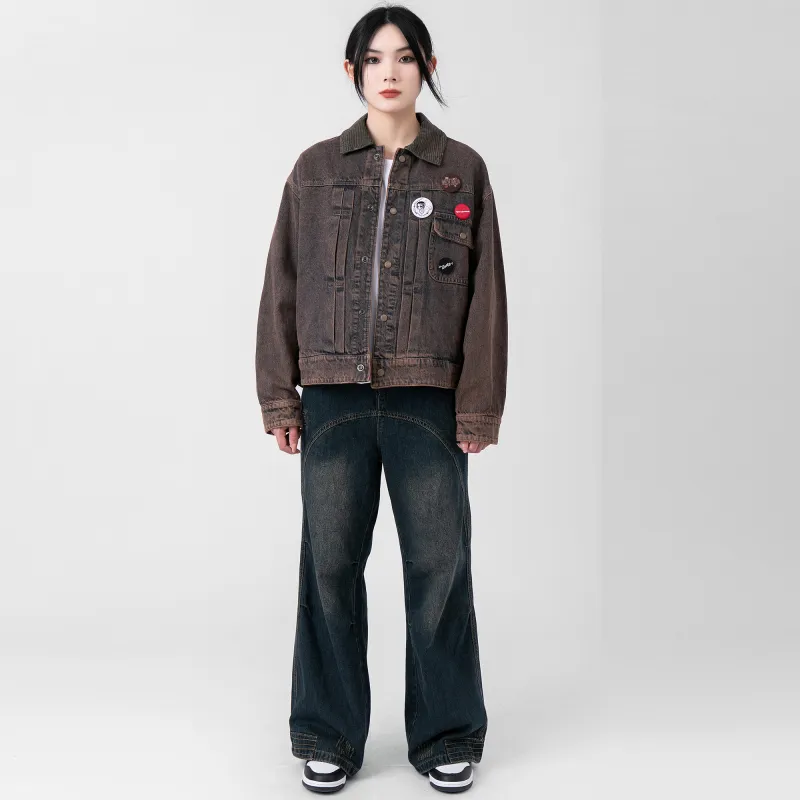 *EVAE+MOB Dreadlocks Series Denim Jacket Unisex-8