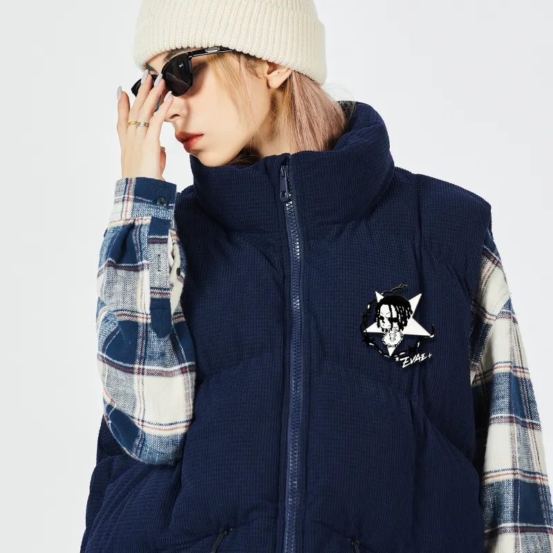 *EVAE+MOB Skull Series Puffer Jacket Unisex-13
