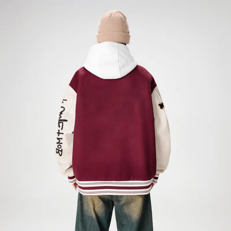 *EVAE+MOB Skull Series Baseball Jacket Unisex-35