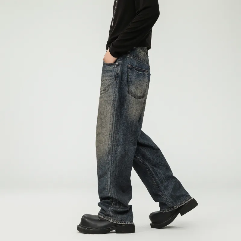 *EVAE+MOB Jeans Unisex Vintage Blue-5