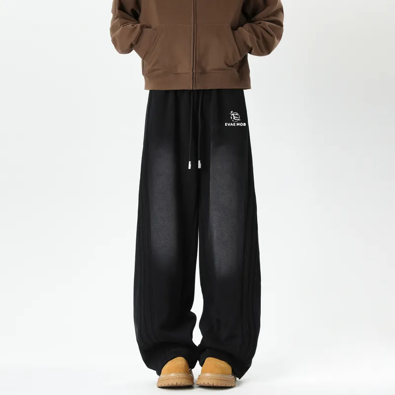 *EVAE+MOB Casual Pants Unisex Burgundy-1