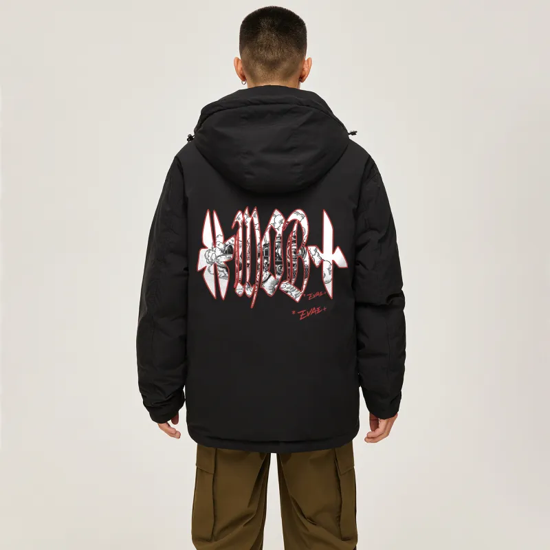 *EVAE+MOB Dreadlocks Series Down Jacket Unisex-2