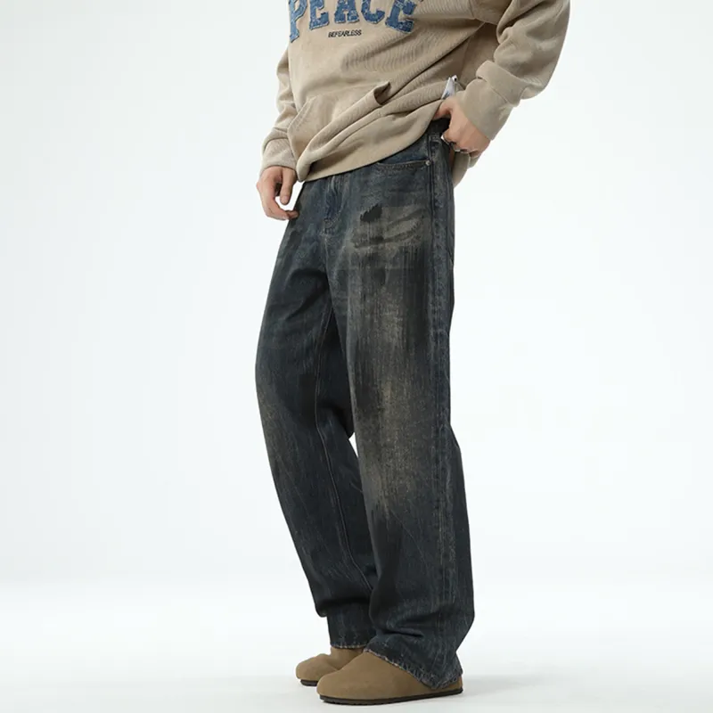 *EVAE+MOB Jeans Unisex Vintage Blue-2