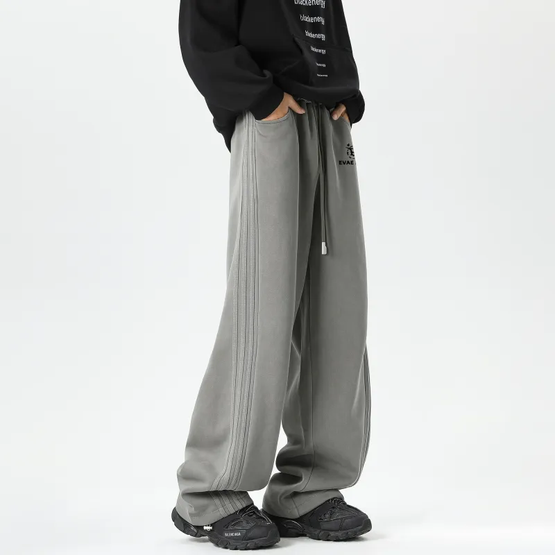 *EVAE+MOB Casual Pants Unisex Burgundy-12