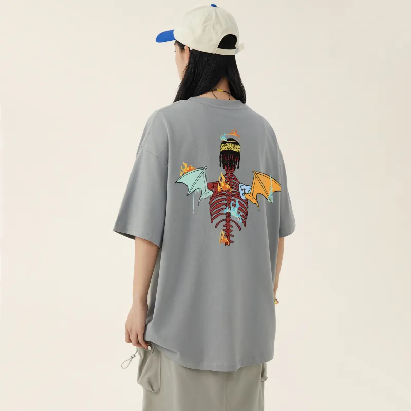 *EVAE+MOB Skull Series T Shirt Unisex-24