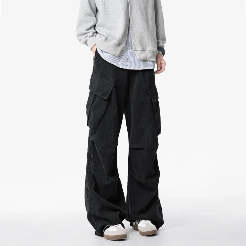 *EVAE+MOB Cargo Pants Unisex Coffee Brown-11