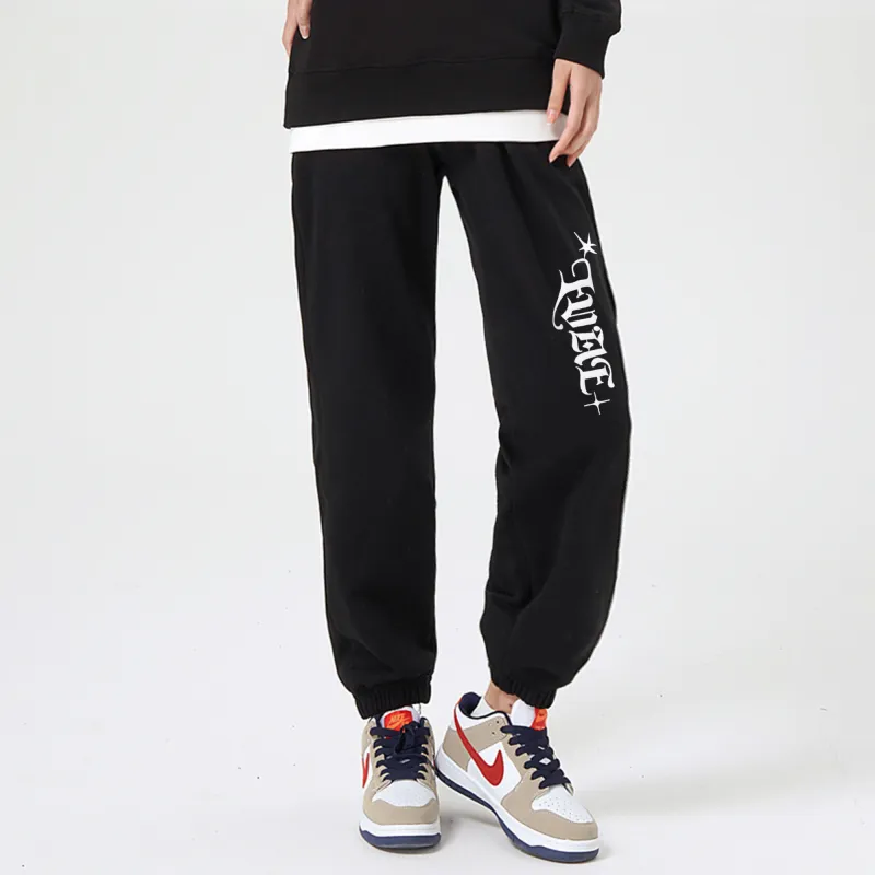 *EVAE+MOB Casual Pants Unisex Black-4