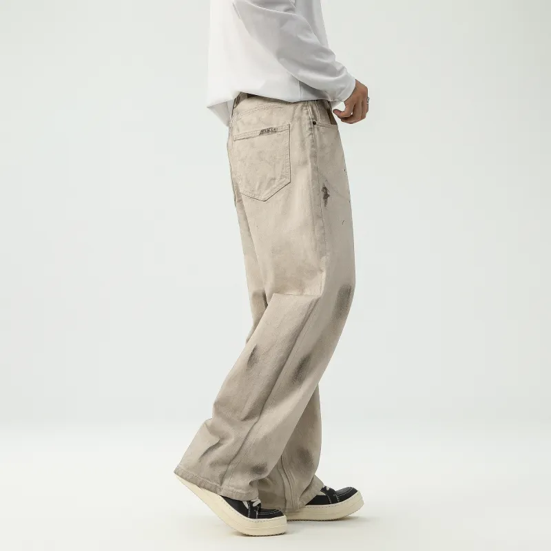 *EVAE+MOB Jeans Unisex Dirty White-5