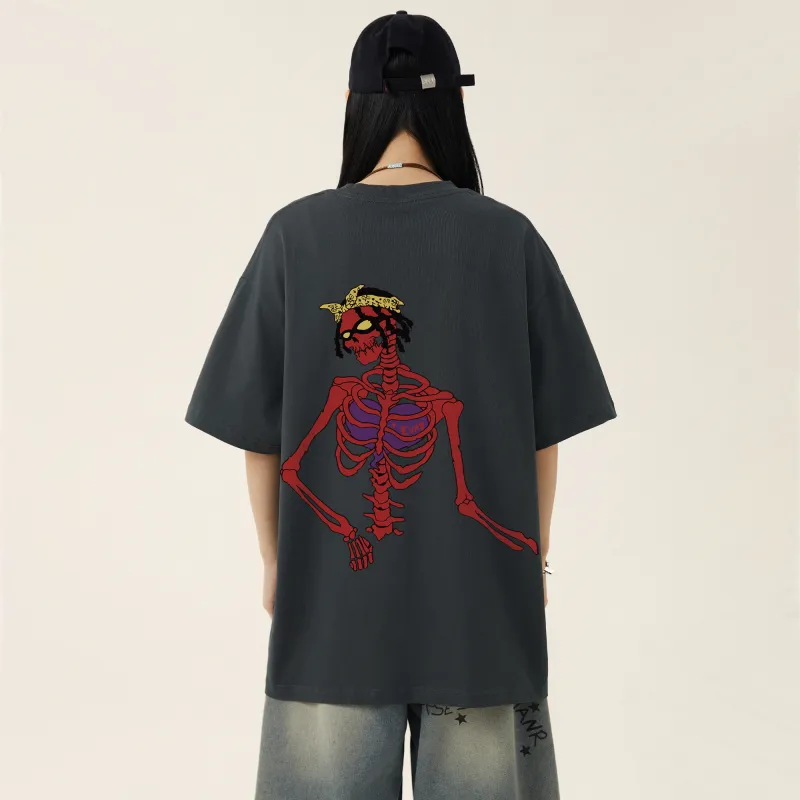 *EVAE+MOB Skull Series T Shirt Unisex-9