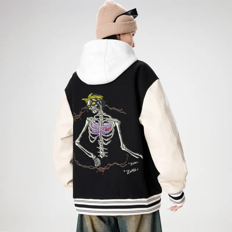 *EVAE+MOB Dreadlocks Series Baseball Jacket Unisex-19