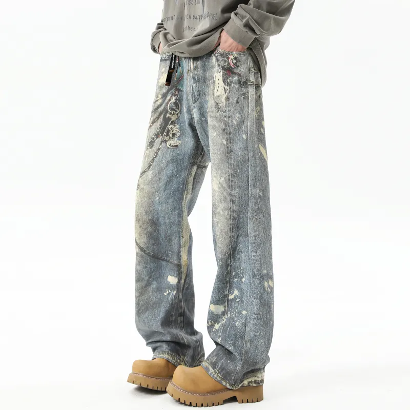 *EVAE+MOB Jeans Unisex Blue-1