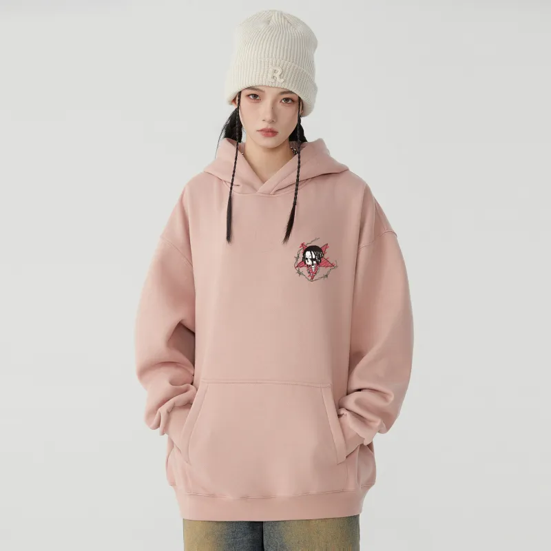 *EVAE+MOB Dreadlocks Model Skull Collection Sweatshirt Unisex-23