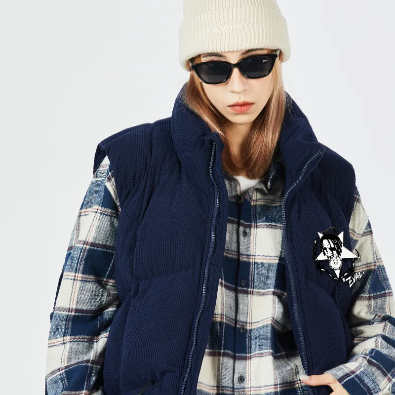 *EVAE+MOB Skull Series Puffer Jacket Unisex-12
