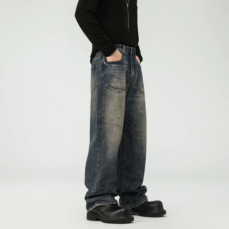 *EVAE+MOB Jeans Unisex Vintage Blue-4