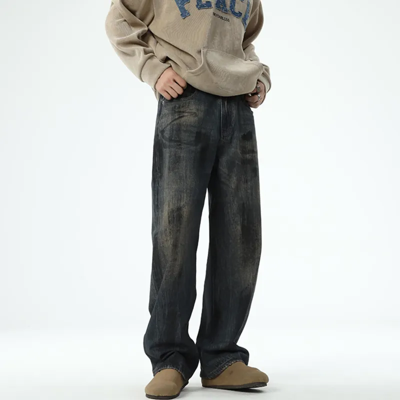*EVAE+MOB Jeans Unisex Vintage Blue-5