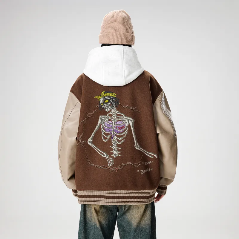 *EVAE+MOB Dreadlocks Series Baseball Jacket Unisex-25