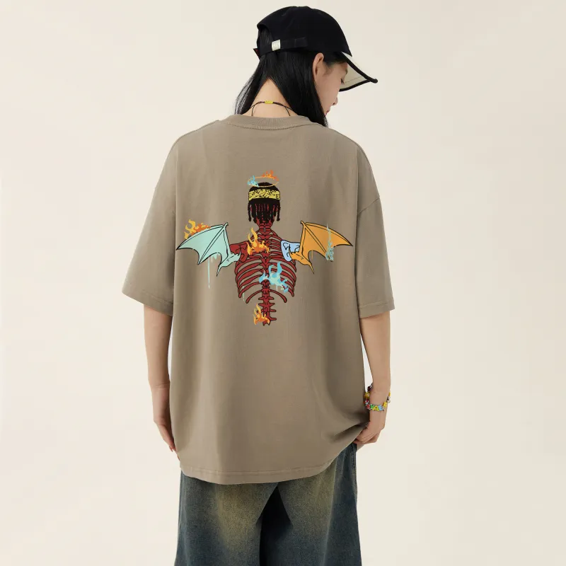 *EVAE+MOB Skull Series T Shirt Unisex-34