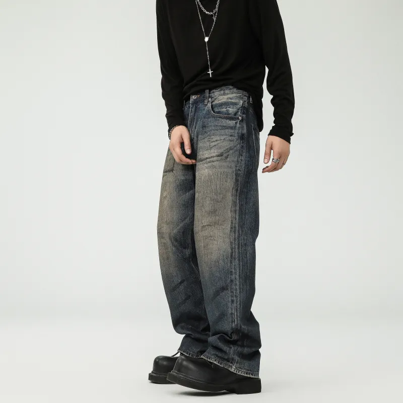 *EVAE+MOB Jeans Unisex Vintage Blue-3