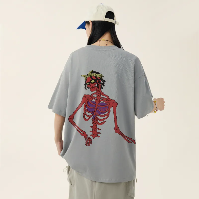 *EVAE+MOB Skull Series T Shirt Unisex-12