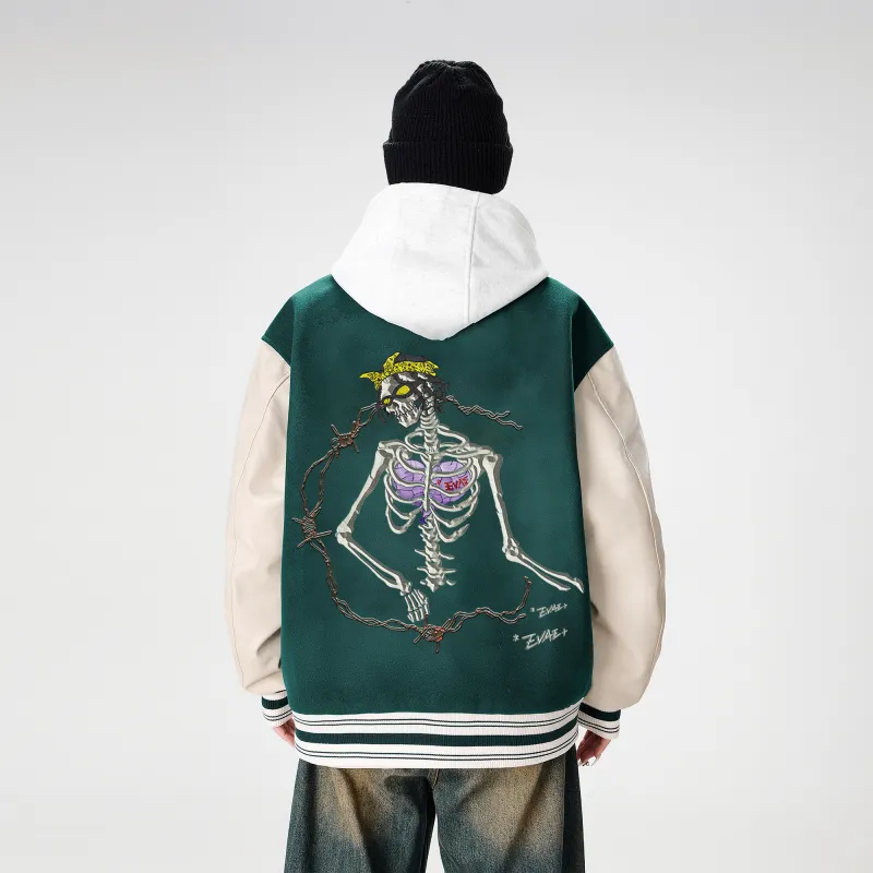 *EVAE+MOB Dreadlocks Series Baseball Jacket Unisex-29