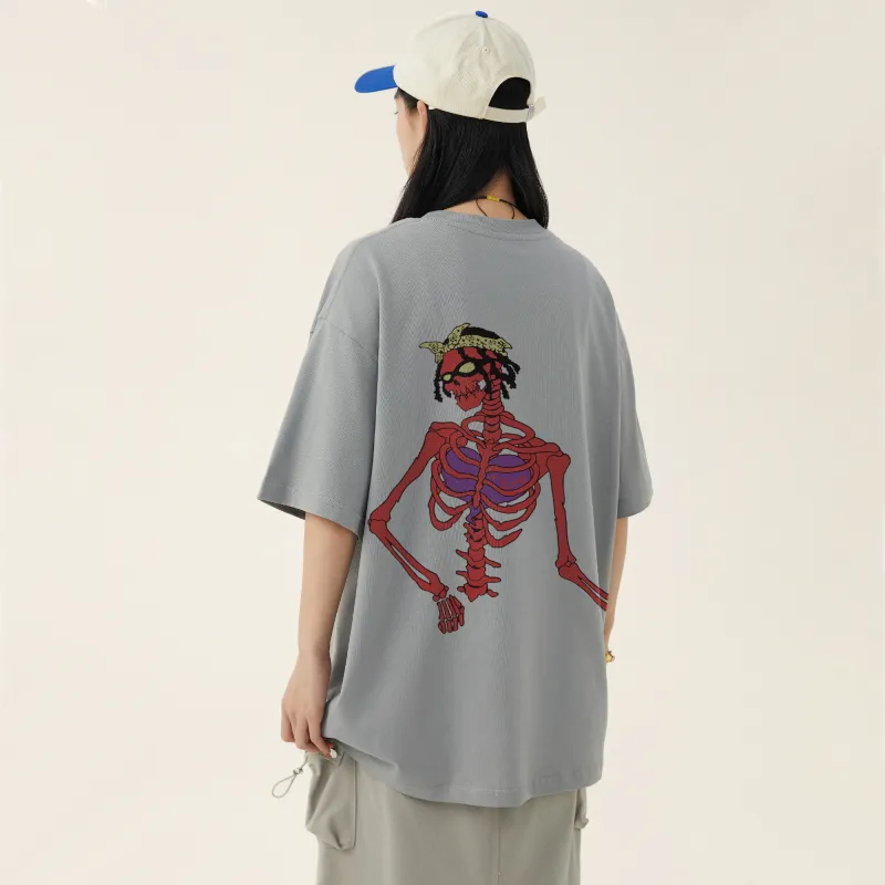 *EVAE+MOB Skull Series T Shirt Unisex-13