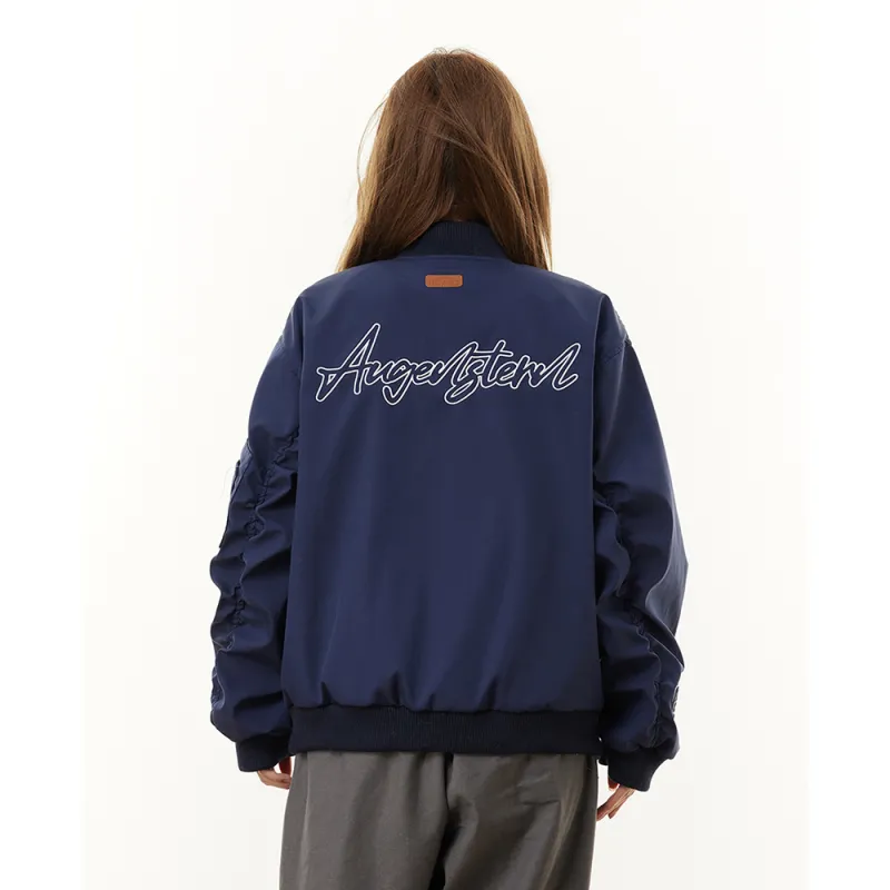 Keep It Light Baseball Jacket Unisex-15