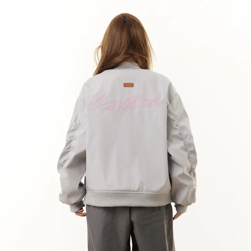 Keep It Light Baseball Jacket Unisex-10